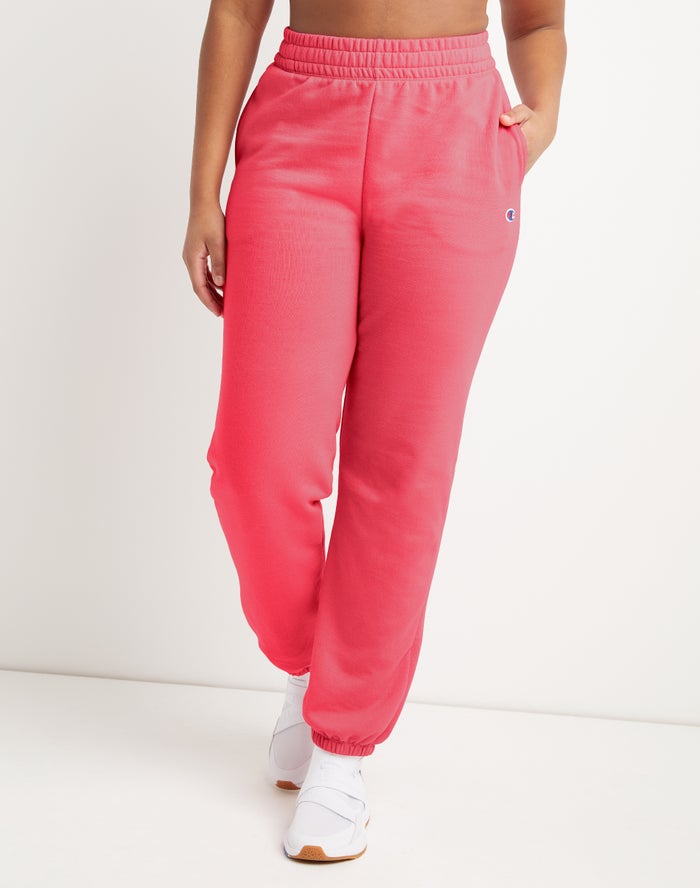 Jogger Champion Mujer - Powerblend Fleece Boyfriend ( Coral ) 6134879-PQ